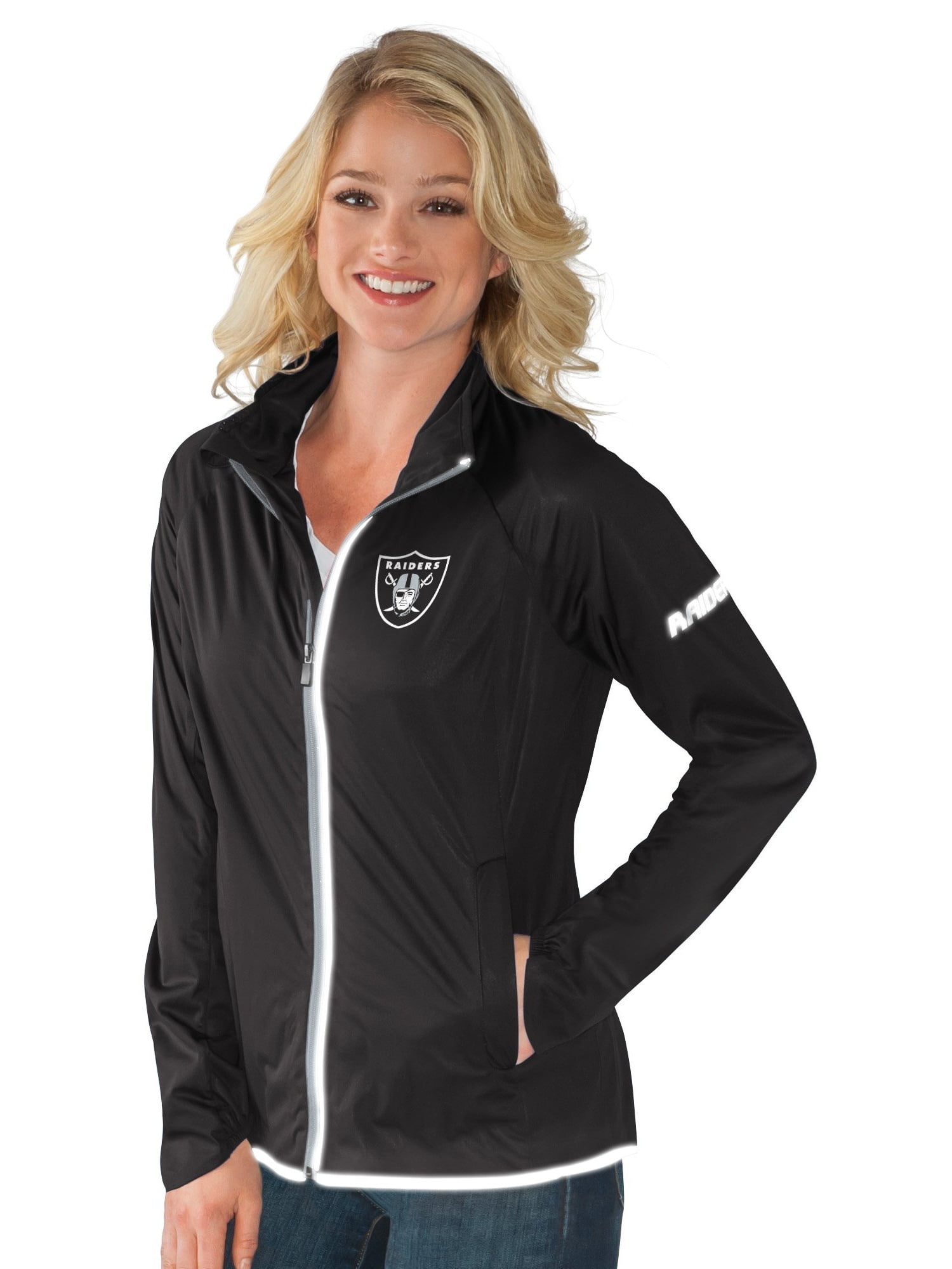 Oakland Raiders Team Colors Full Zip Women's Track Jacket by G-III Sports