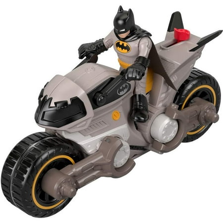 Imaginext DC Super Friends Batman & Batcycle, Multicolor