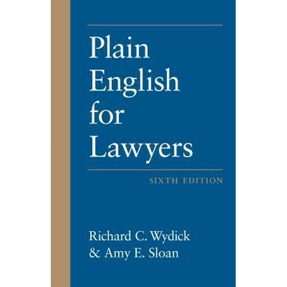 Pre-Owned Plain English for Lawyers (Paperback) 153100699X 9781531006990