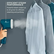 Rowenta Handheld Garment Steamer, Blue and White