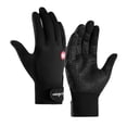 thumbnail image 4 of Royalbelle Windproof Winter Cycling Gloves, Reflective Design Full Finger Breathable Biking Gloves, Plush-Lined Cold Weather Water Resistant Windproof, Warm Anti-Slip For Running, Biking, Workout, 4 of 8
