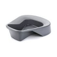 thumbnail image 5 of McKesson Bedpan, Portable Toilet Basin - Pontoon Style, Plastic, Gray, 2 qt, 20 Ct, 5 of 6