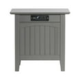 Nantucket Chair Side Table with Charging Station in Multiple Colors