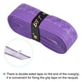 thumbnail image 4 of Uxcell 5.9ft NonSlip PU Overgrip Racket Grip Tape for Tennis Badminton, Purple, 4 of 6