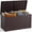 Dark Brown, variant on LOJIAWOWE 100-Gallon Lockable Resin Deck Box β Waterproof & UV-Protected Outdoor Storage for Cushions, Tools & Pool Gear, Gray