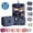 Blue & Star, variant on InnOrca Portable Travel Toiletry Bag Home Cosmetic Organizer Makeup Bag, Blue  Flower