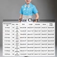 thumbnail image 3 of ZACPNCV Boys Sequined Formal Performance Outfit Set Short Sleeve Collared Top with Rhinestone Waistband Shorts Kids Stage Show Clothing Set 5-6Years A-Hot Pink, 3 of 7