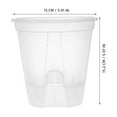 thumbnail image 2 of NICEXMAS 6-Pack Clear Indoor Nursery Pots with Self Watering for Easy Plant Care, 2 of 8