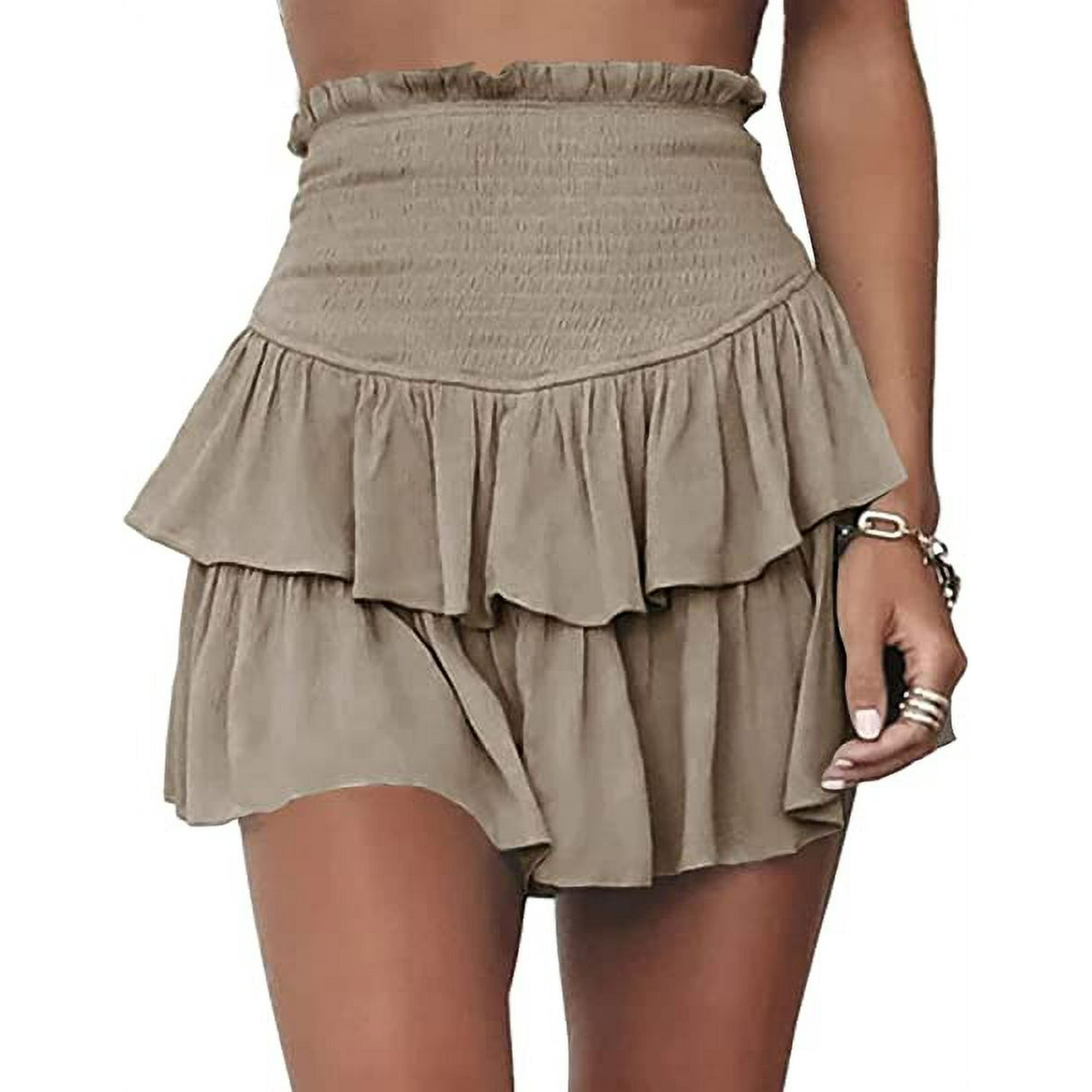 High waisted pleated skirt dupe online
