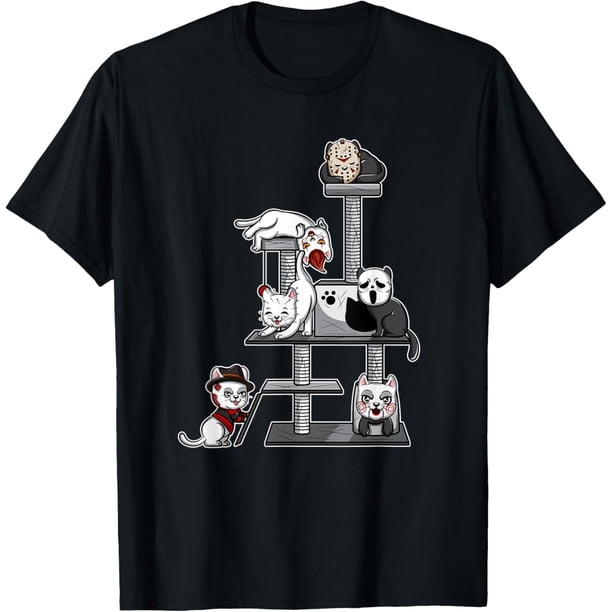 Camiseta divertida de película de terror para hombre y mujer