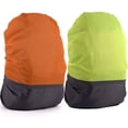 thumbnail image 1 of 2 pieces backpack rain cover waterproof with reflective strips, 1 of 1