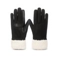 thumbnail image 6 of Isotoner Women's Ultraplush Microsuede Gloves with Sherpa Cuff, Black, L/XL, 6 of 7