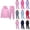 Pink, variant on ZUBMGKTE Women's Sweatsuits Fleece Lined Jogger Set Lounge Sets Long Sleeve Sweatshirt Long Sweatpants Two Piece Outfit Tracksuit Pullover Sets With Side Pockets S-3XL