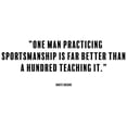 thumbnail image 2 of ArtsyQuotes 18x15 White Modern Wood Framed Museum Art Print Titled - Knute Rockne Quote: Sportsmanship, 2 of 4