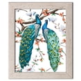 thumbnail image 1 of Gango Home Decor Vertical Paradis Birds I by Incado (Ready to Hang); One 12x18in Distressed Framed Print, 1 of 3
