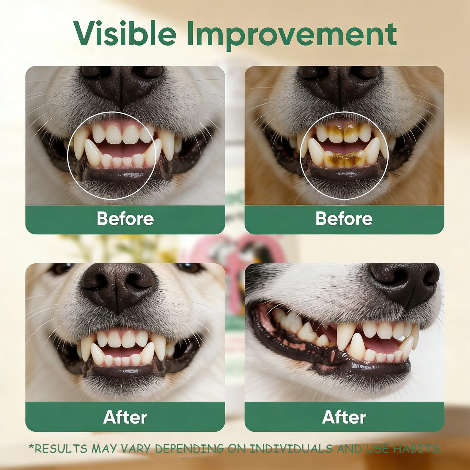 MiloLab Co. Dog Dental Spray for Tartar & Plaque Removal – Pet Oral Care Solution for Dogs, Breath Freshener, Teeth Cleaning Liquid, 3.38 oz (1PC)