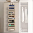 thumbnail image 4 of Organizador colgante para artículos de hogar sencillos, 6 bolsillos, para armario, color beige, 4 of 6
