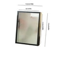 thumbnail image 3 of 6x6.7in Shadow Box Frame, Wooden Dried Flower Photo Frame Floating Photo Frame Glass DIY Display Case for Flowers Ticket Crafts and Photos, 3 of 6