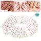 thumbnail image 4 of M Buder 50 Hojas Calcomanías de Agua para Uñas Pegatinas de Transferencia Arte de Uñas Decoración DIY Accesorios Estilo BLE (7.0 cm / 2.7 inches), 4 of 9