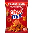 thumbnail image 3 of (8 pack) Chex Mix Hot and Spicy Snack Mix, Savory Snack Bag, Family Size, 13.5 oz, 3 of 16