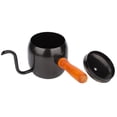 thumbnail image 2 of Cafetera de acero inoxidable para el hogar, tetera de goteo para café, tetera de pico largo de 500 ml, color negro., 2 of 11