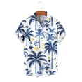 thumbnail image 6 of Cllios Hawaiian Shirts for Men Big and Tall Tropical Print Aloha Tops Relaxed Fit Cuban Collared Short Sleeve T-shirts Casual Button Down Bowling Shirts S-5XL, 6 of 6