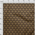 thumbnail image 2 of oneOone Polyester Lycra Fabric Floral Block Printed Fabric 1 Yard 56 Inch Wide, 2 of 4