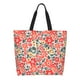 thumbnail image 1 of Fotbe Small Coral Red Flowers Bolsa Tote Estética de Lona con Estampado para Mujer - Bolsa Reutilizable de Hombro Casual para Vacaciones, Compras, Trabajo y Gimnasio, 1 of 8