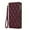 Winered, variant on for Samsung Galaxy Z Fold 6 Wallet case with Card Holder,Phone case RFID Blocking PU Leather Flip Shockproof Cover with Hand Strap Zipper Credit Card Holder Slots for Women Men,Winered