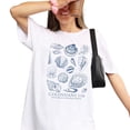 thumbnail image 4 of Christian Seashell Bible Verse Coastal Graphic Casual T-Shirt for Men and Women, 4 of 6