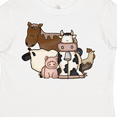 thumbnail image 4 of Inktastic Cute Horse, Sheep, Cow, Pig, and Rooster Farm Animals Boys or Girls Toddler T-Shirt, 4 of 5