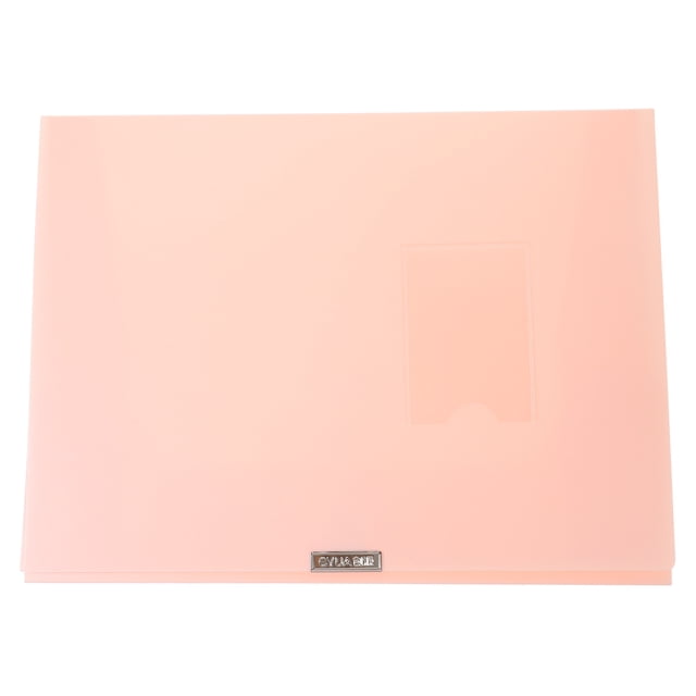 OULII 1Set Pink Cardboard File Boxes Designed For Office Supplies And School Supplies Storage