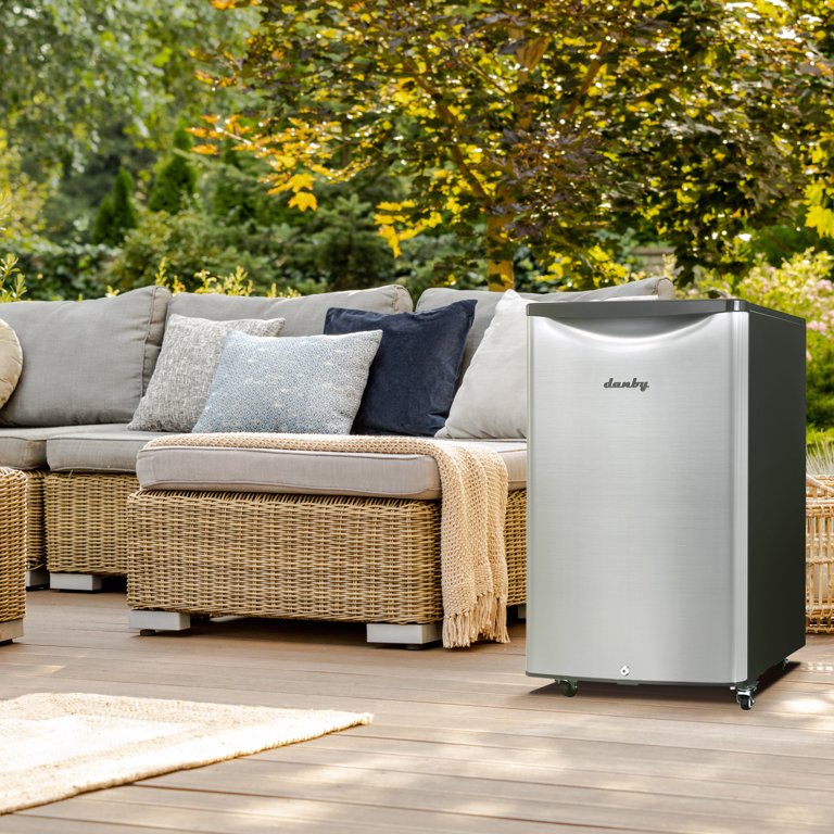 Danby Slim Indoor/Outdoor Compact Mini Fridge with