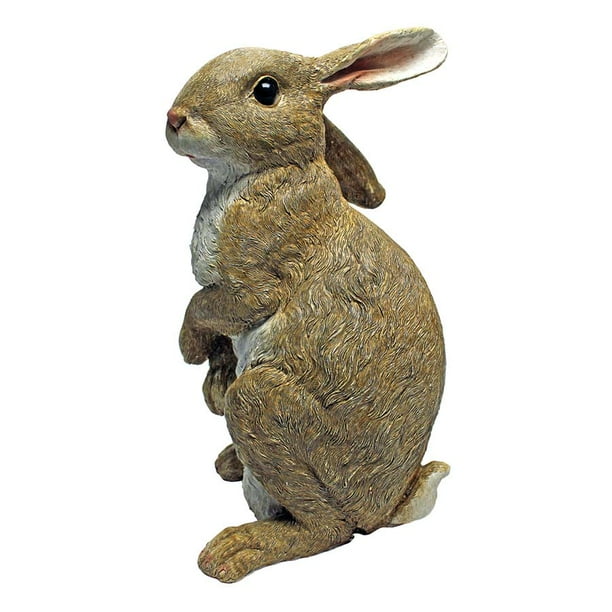Design Toscano Hopper, the Bunny, Standing Garden Rabbit Statue
