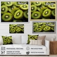 thumbnail image 4 of Designart "Fruits Background Seamless Kiwi wall art" Food & Beverage Canvas Wall Art, 4 of 5