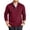 hgg184-Wine, variant on Yaoyar Men's Jacquard Sweatshirt Fabric Stand Collar Long Sleeve Quarter Zip Pullover Soft Warm Casual Hoodie