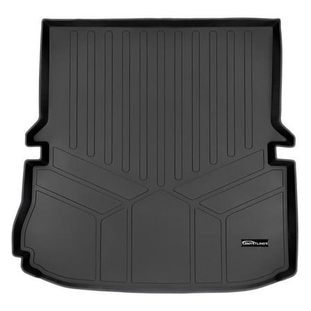 Smartliner SD0082 All Weather Custom Fit Trunk Floor Mat Behind 2nd Row Cargo Liner for 2011-2019 Ford Explorer, Black
