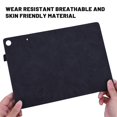 thumbnail image 2 of iPad 10.2 Case 2020/2019, iPad 8th/7th Gen Case, Dteck Embossed PU Leather Folio Flip Wallet Case Kickstand Auto Wake Sleep Cover with Pencil Holder for iPad 10.2 inch 2020/2019, Black, 2 of 5