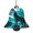 Bell Shape, variant on Wolf Howling River Night Moon Cool Wooden Christmas Ornament Angel Shape,Xmas Tree Hanging Decoration 6 PCS