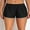 Black(dot), variant on Sociala Women's Black High Rise Swim Shorts Ruched Board Shorts Bikini Tankini Swim Bottos
