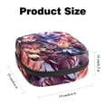 thumbnail image 2 of Shivering Period Pouch Pad Bag Zipper Canvas Pouch with Zipper for Sanitary Napkins - Made of Velvet, Sponge, and Oxford Cloth - 4.7x6.6x6.6 in, 2 of 6