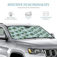 thumbnail image 3 of Fuzoiu Flamingos And Palms Print Car Windshield Sunshade,Foldable Reflective Sun Visor,Windshield Sun Shade,UV Rays Sun Visor Shade,Auto Front Sun Shield Shade-Small, 3 of 8