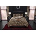 thumbnail image 3 of Housse de Lit Tête de Mort Macabre, Couette Ou Édredon, Ensemble de Literie Goth, Chambre Beige, 3 of 7