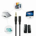 thumbnail image 6 of RHEA- 2 Pack, 10Ft 3.5Mm 1/8" Stereo Audio Aux Headphone Cable Extension Cord M To F, 6 of 6