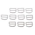 thumbnail image 1 of 10pcs Metal Bra Strap Adjuster Slider Hook Buckle Clips 15mm, 1 of 8