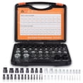 thumbnail image 1 of 36/44PC Inch &Metric Set Nut & Bolt ThreadChecker Identifier Thread Gauges-Box H5X5, 1 of 8