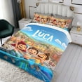thumbnail image 3 of Luca Conjunto de sábanas temático, trío de piezas, cómodo y amigable con la piel, diseño único, regalo de decoración para el hogar para familiares, amigos y fans,173cm *218cm, 3 of 6