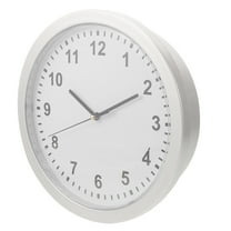 NICEXMAS Outdoor Key Storage Box White Decorative Clock Hidden Safe with Compartment for Keys and Valuables