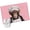 Pink, variant on Chef Chimpanzee Washable Runner Rugs 2'x6', Animal Pink Background Low Pile Throw Entryway Rug Non-Slip Sturdy Edge Binding Carpet for Indoor Bedside Entrance Bedside