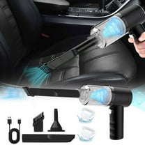 BZPIZ Floor Care Cordless Stick Vacuum Cleaner Strong Suction Hand Vacuums, Wet Dry Hand Held Vacuums Cleaner with LED Light, Lightweight Mini Car Vacuums Cordless Rechargeable Vacuum